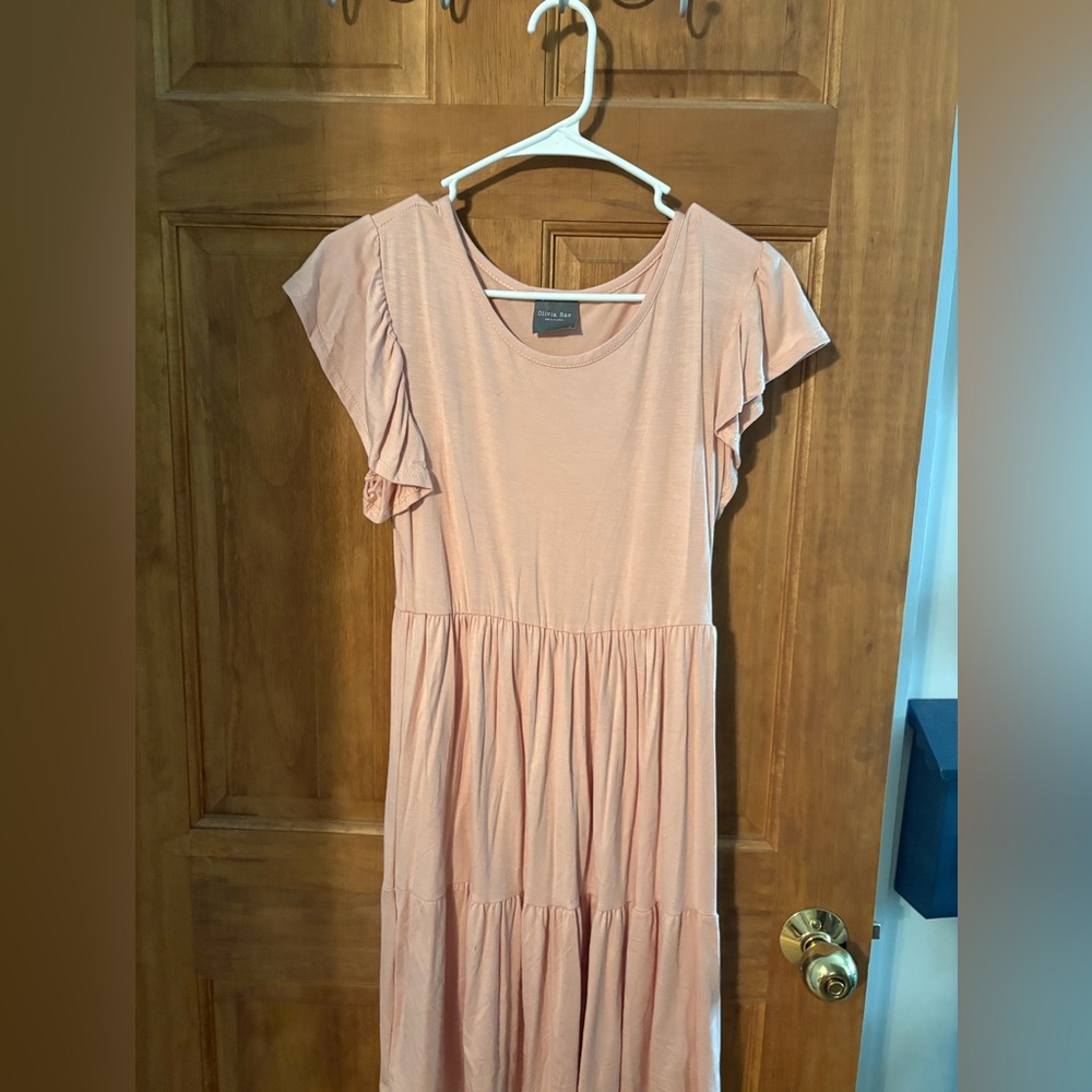 Olivia Rae Blush Pink Casual Dress